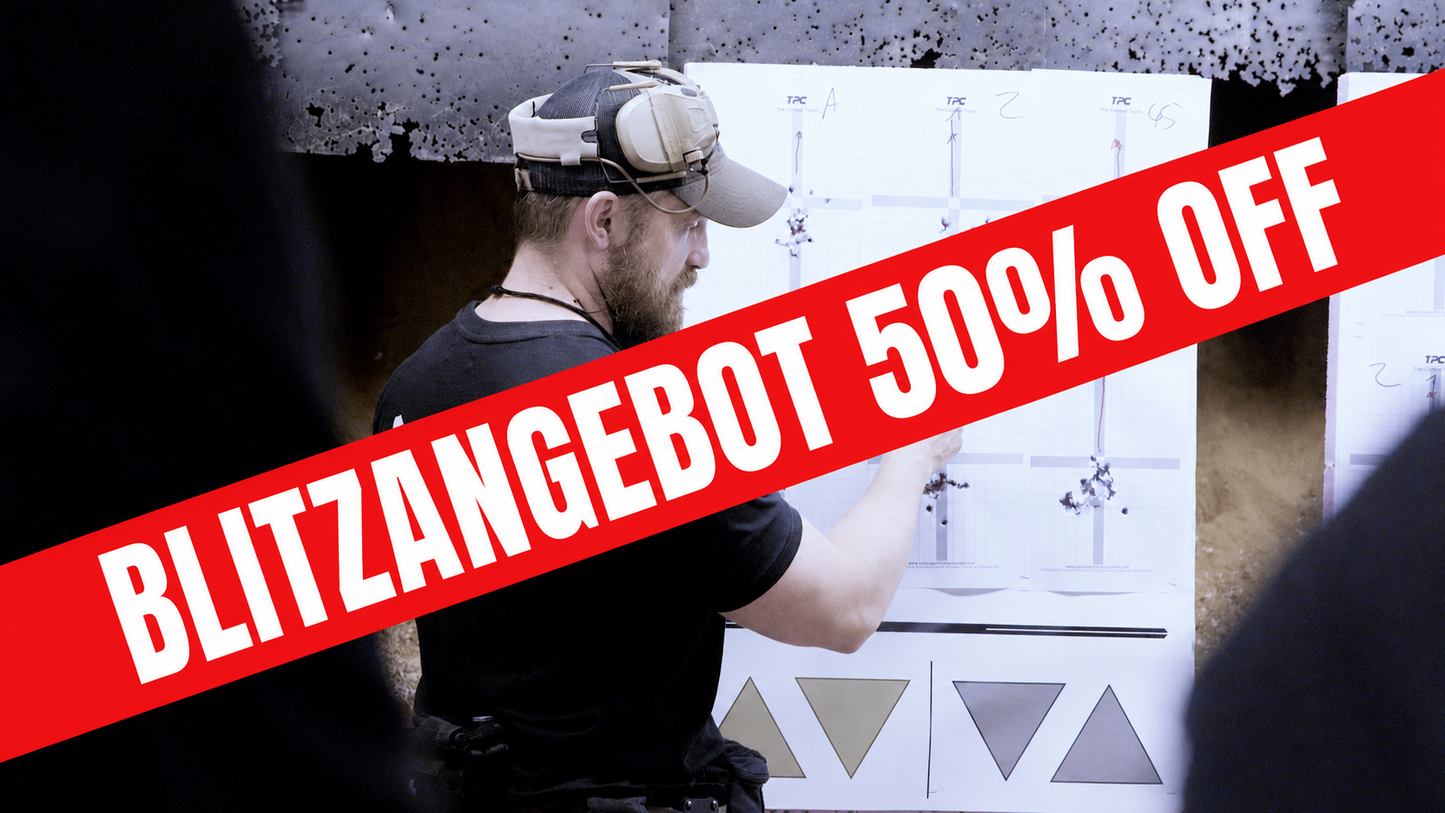 12 + 13.09.2026 - Crash Course - BLITZANGEBOT / 50% OFF - Practical Pistol mit Moritz - Berlin-Brandenburg